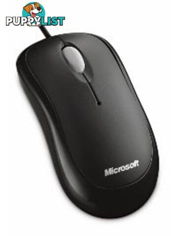 Microsoft Basic Optical USB Mouse Black Retail, SINGLE Pack - MIMS-BOPMSBLKR2