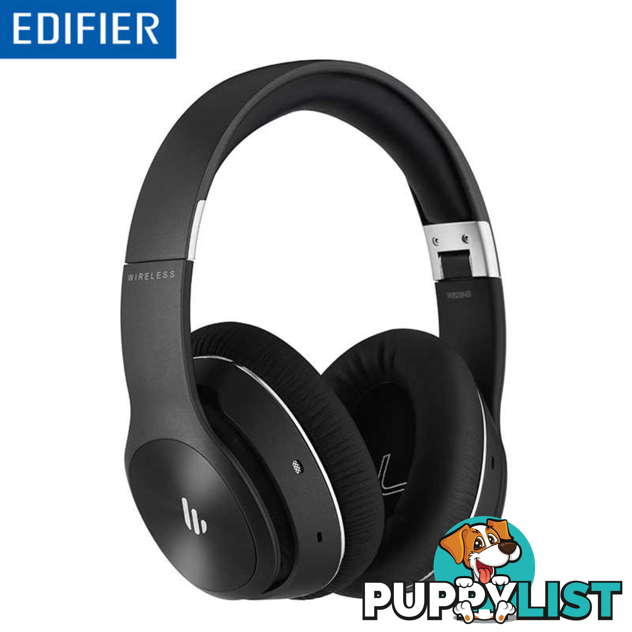 Edifier W828NB Bluetooth 5.0 Active Noise Cancelling, Reduction Foldable Hybrid Headphone â 5.0 Stereo/BT/80hr Battery - SPE-W828NB