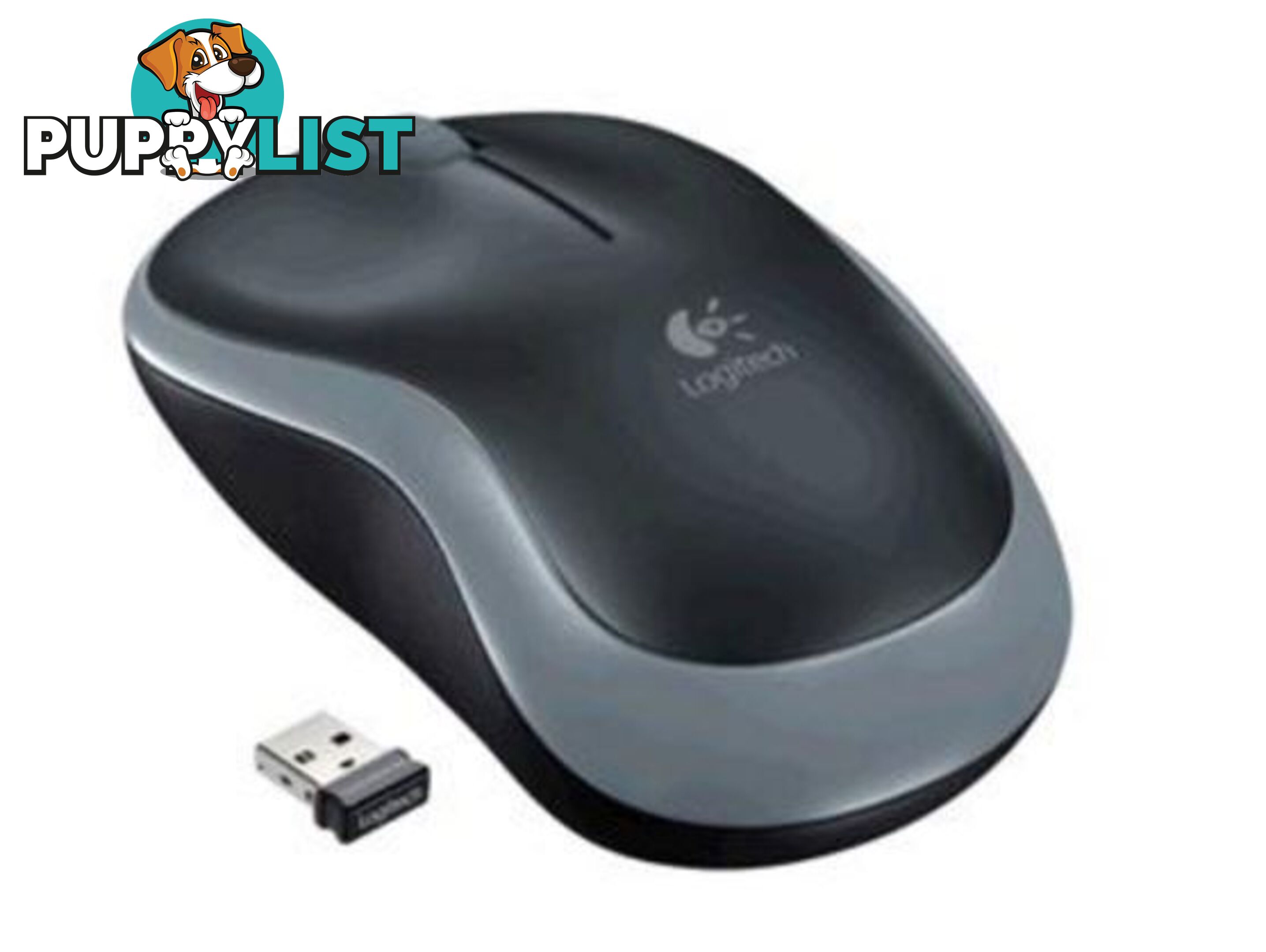 Logitech M185 Wireless Mouse Nano Receiver Grey 1-year battery life Logitech Advanced 2.4 GHz wireless connectivity - MILT-M185