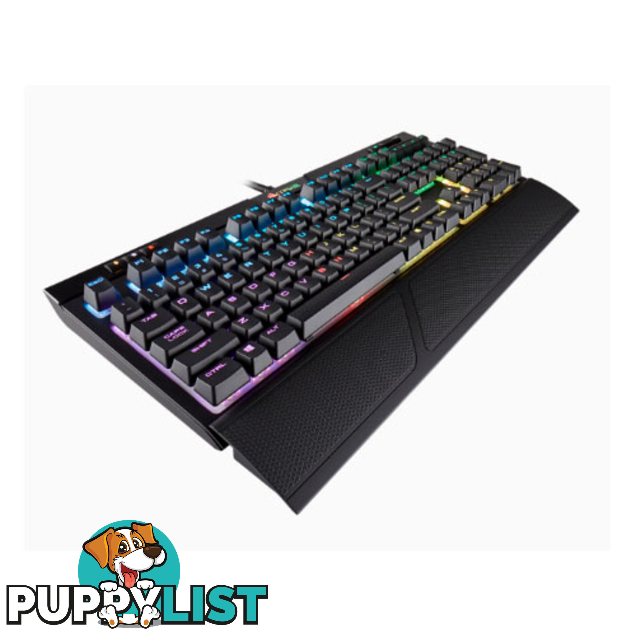 Corsair MK2 STRAFE RGB Cherry MX RED Mechanical Gaming Keyboard. 2 Years Warranty - KBCH-STRAFERGB-MK2RD