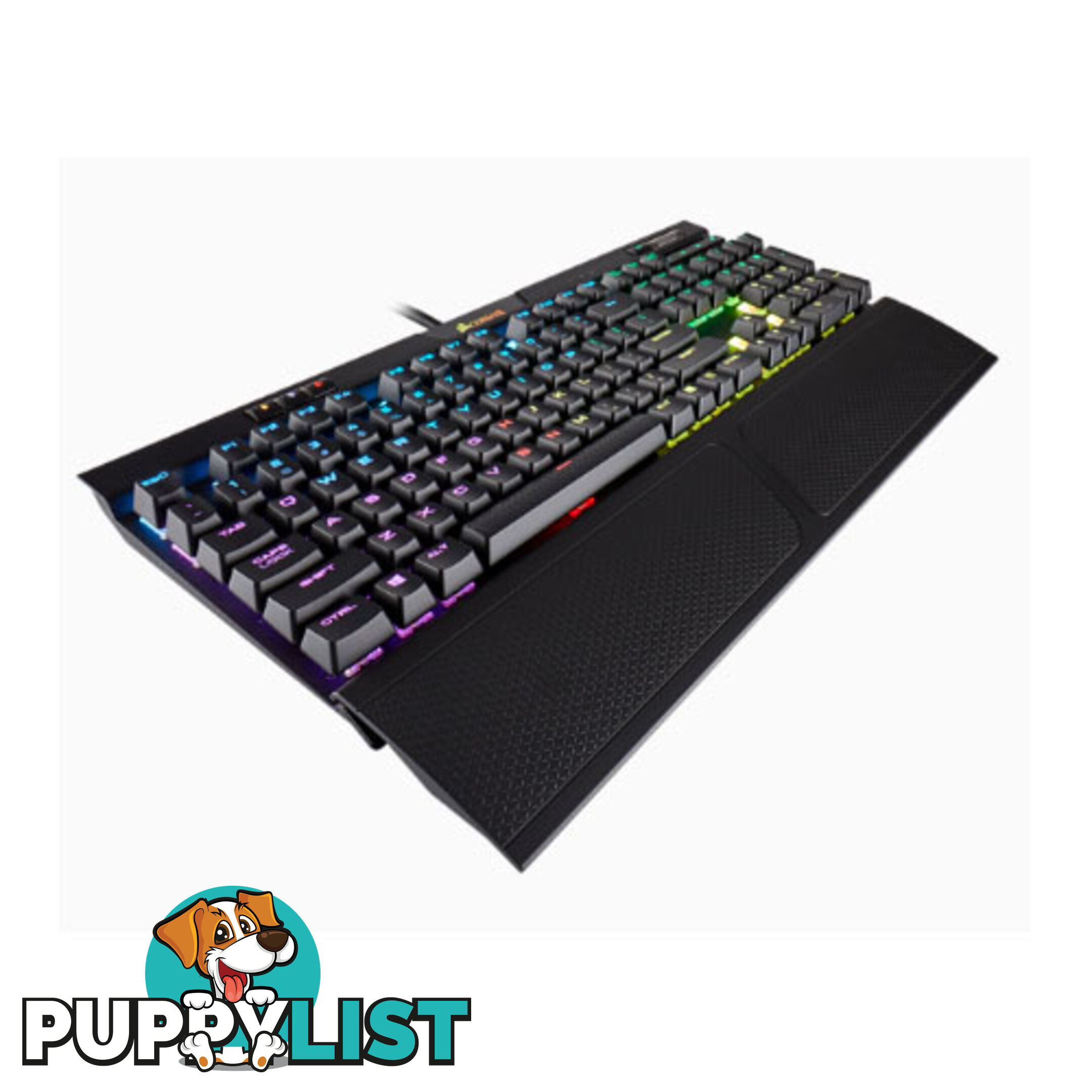 Corsair K70 MK.2 RGB Gamingâ¢ Cherry MX Blue, Backlit RGB LED, Aluminium Frame Mechanical Keyboard. - KBCH-K70MK2RGB-BL