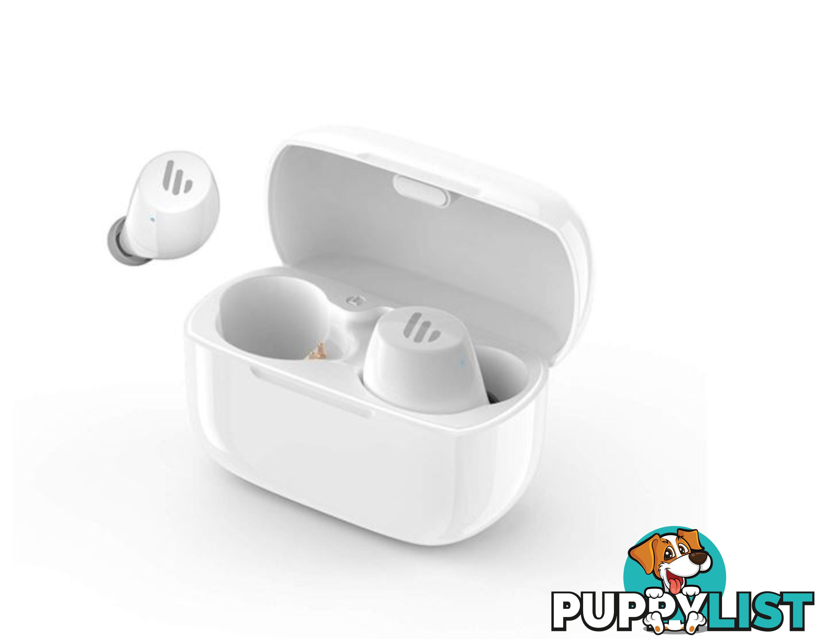 Edifier TWS1 Bluetooth Wireless Earbuds â WHITE/Dual BT Connectivity/Wireless Charging Case/12 hr playtime/9 hr Charge/8mm Magnetic Driver - SPE-TWS1-WT