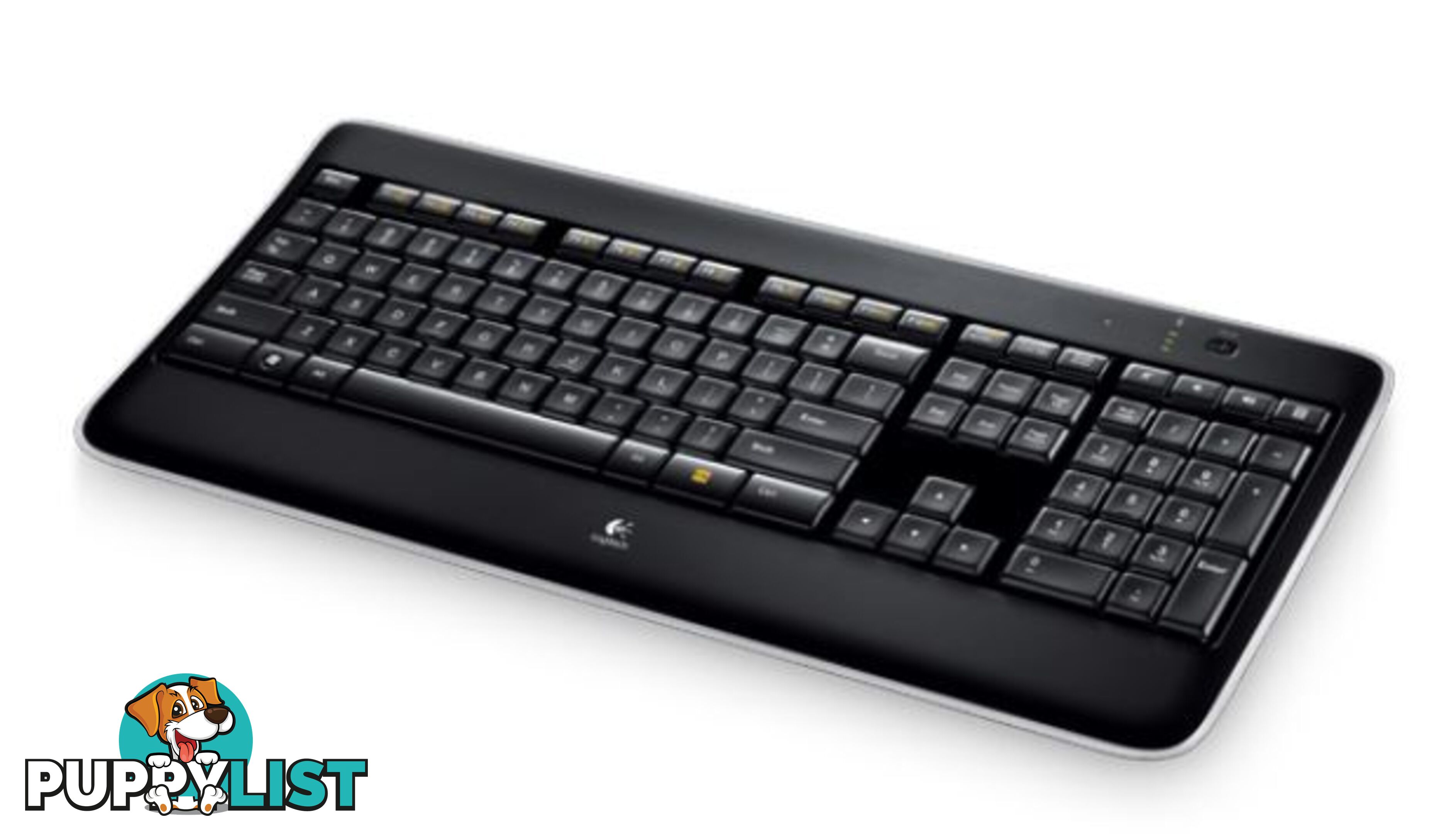 Logitech K800 Wireless Keyboard Adjustable Backlit Illumminum Hand Proximity Detection PerfectStroke key system 3yr wty - KBLT-K800