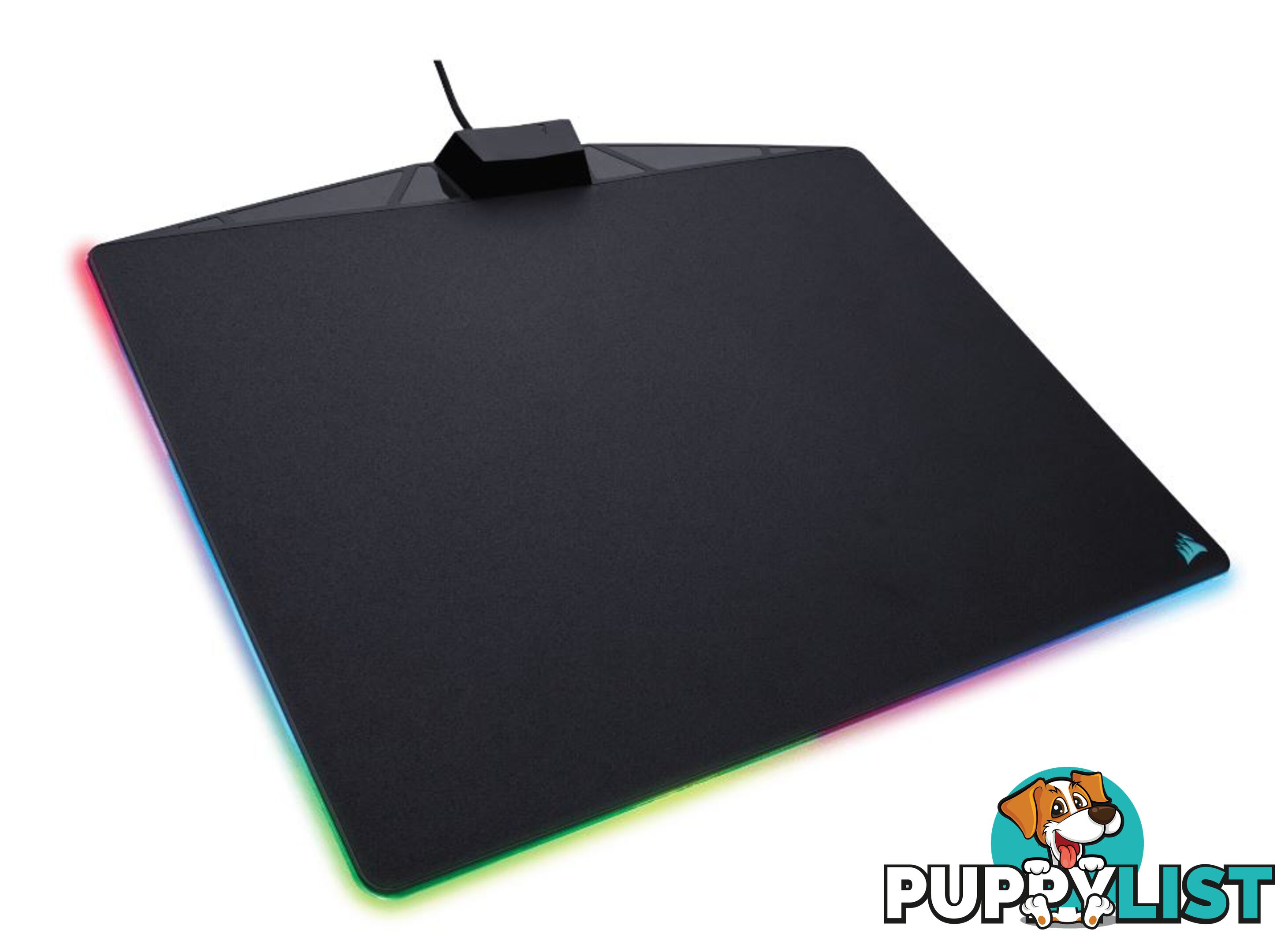 Corsair MM800 RGB POLARIS RGB Mouse low friction micro-texture surfacet. 15 RGB Zones with CUE software for Ultimate Gaming Setup. 350mm x 260mm x 5mm - MICH-MM800RGB