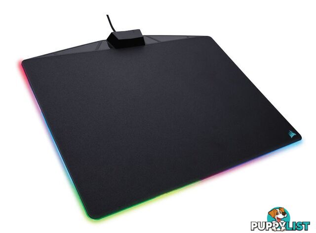 Corsair MM800 RGB POLARIS RGB Mouse low friction micro-texture surfacet. 15 RGB Zones with CUE software for Ultimate Gaming Setup. 350mm x 260mm x 5mm - MICH-MM800RGB