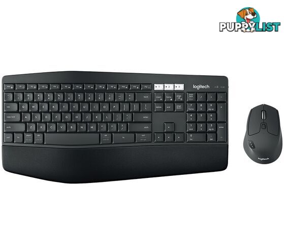 Logitech MK850 Wireless Desktop Keyboard Mouse Combo 3 year battery Incurve keys Low profile Cushioned palm rest ~920-002510 KBLT-MK710 KBLT-MX800 - KBLT-MK850