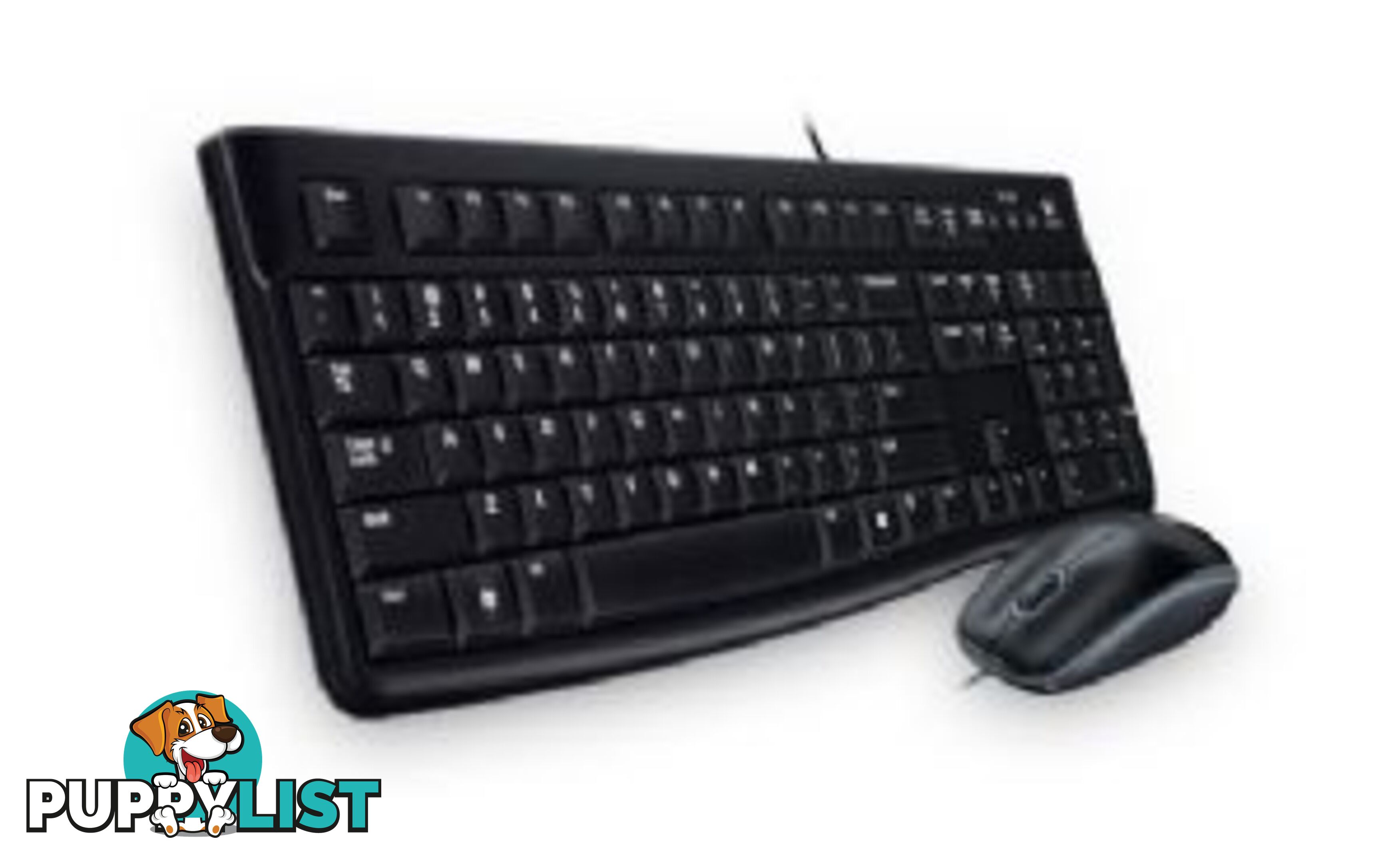 Logitech MK120 Keyboard & Mouse Combo Quiet typing and Spill resistant High-definition optpical tracking Thin profile 3yr wty - KBLT-MK120