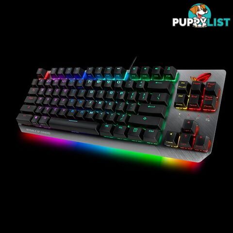 ASUS X802 STRIX SCOPE TKL/BL TKL Wired Mechanical RGB Gaming Keyboard For FPS Games, Cherry MX Switches, Aluminum Frame, Aura Sync Lighting - KBA-STRIX-SCOPE-BLT