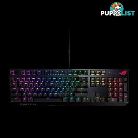 ASUS XA02 STRIX SCOPE RD RGB Wired Mechanical Gaming Keyboard, Cherry MX switches, Aluminum Frame - KBA-STRIX-SCOPE-RD