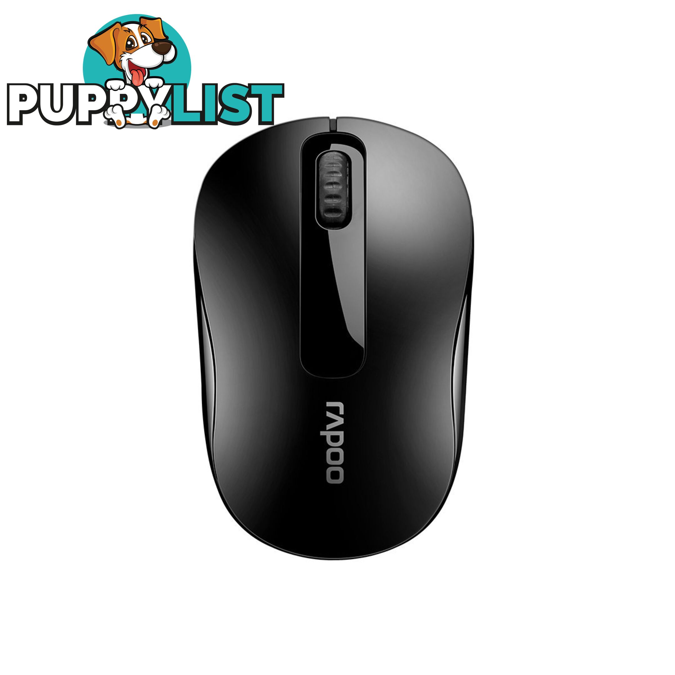 RAPOO M10 PLUS 2.4GHz Wireless Optical Mouse Black â 1000dpi 3Keys - MIRP-M10P-BK