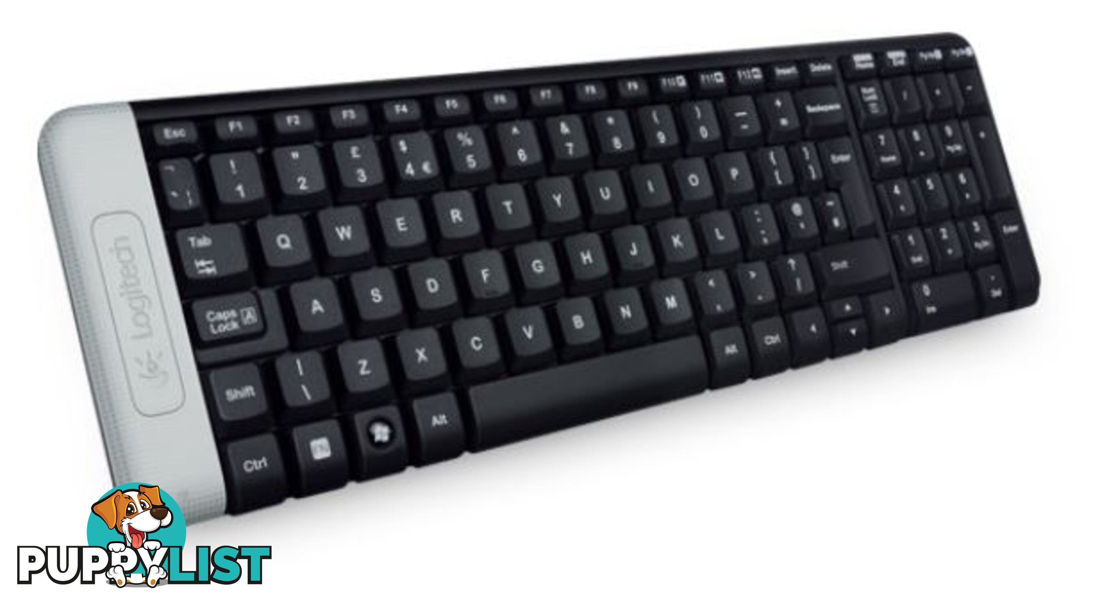 Logitech K230 Wireless Keyboard Ultra Compact Smal Design 2.4GHz Unifying Receiver 128-bit AES encryption 3 Yrs Warranty (LS) - KBLT-K230