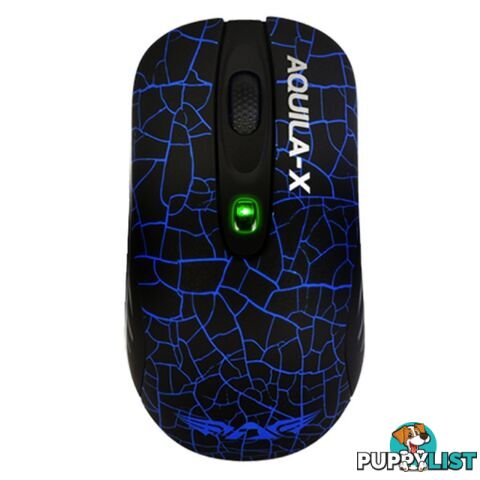 Armaggeddon Aquila X2m Mouse LED Effect/4xButton/Nylon Cord - MIAR-X2CBLUE