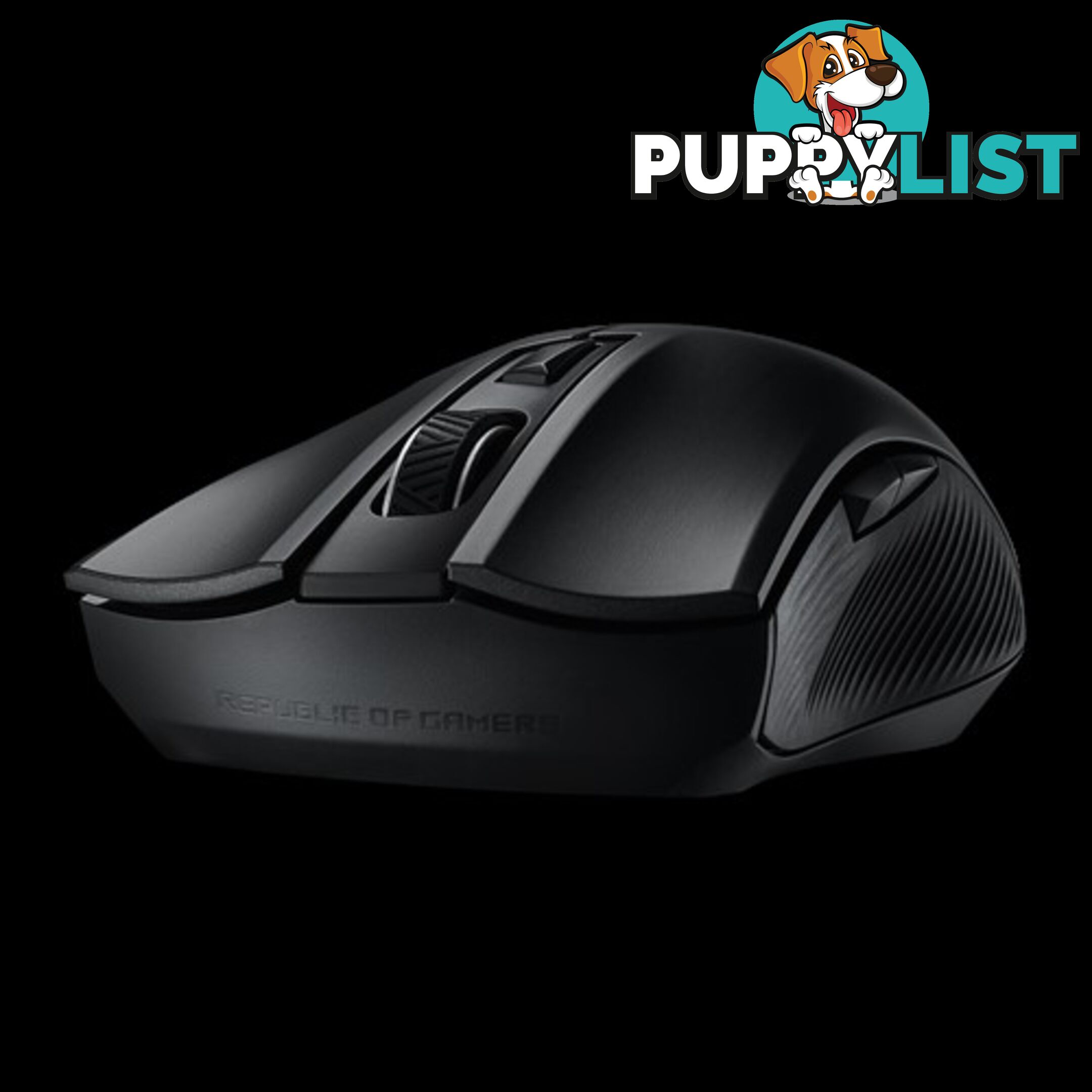 ASUS ROG Strix Carry P508 Gaming Mouse optical gaming mouse with dual 2.4GHz/Bluetooth wireless connectivity - MIA-ROGSTRIXCARRY