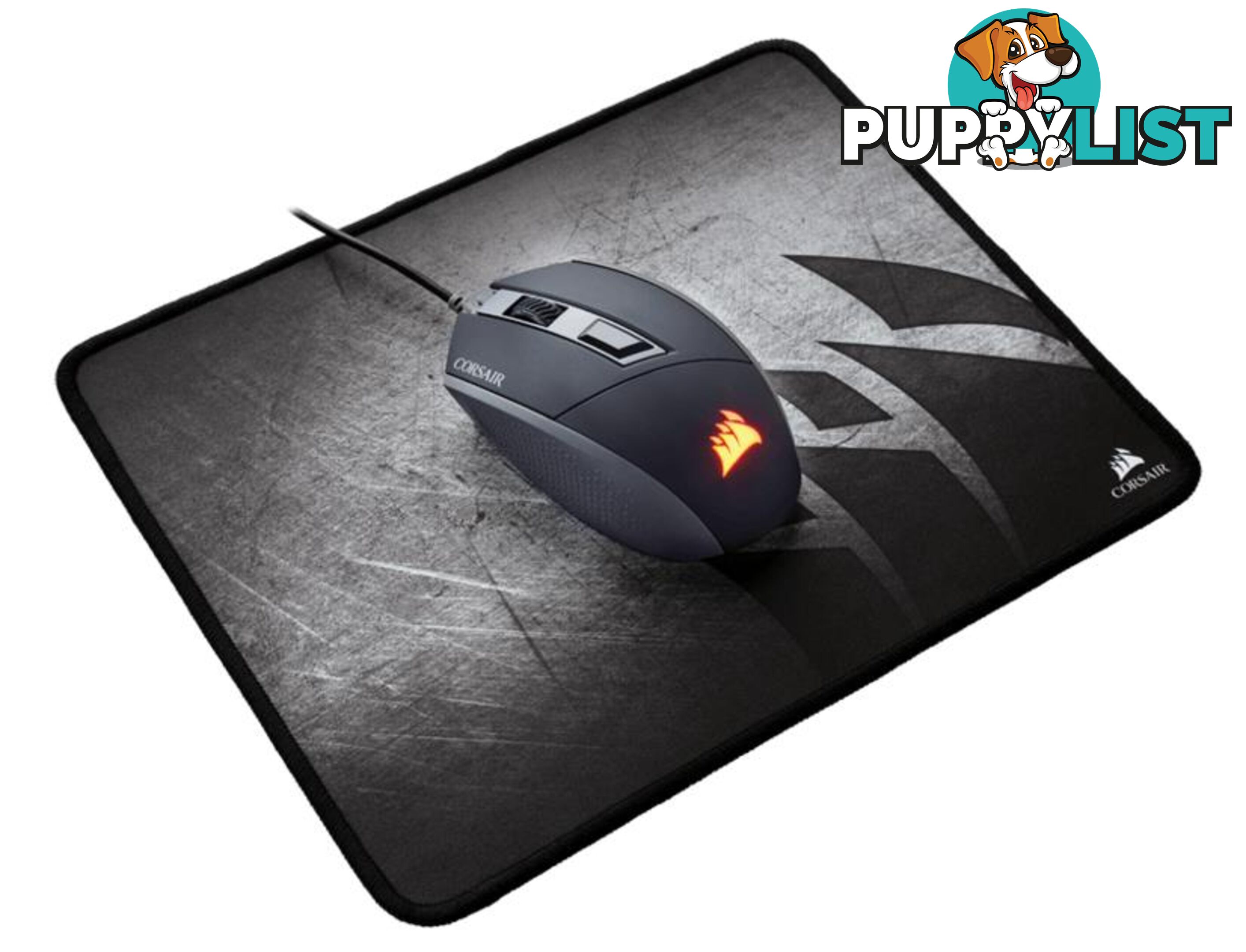 Corsair MM300 Anti-Fray Cloth Gaming Mouse Mat Small Edition 265mm x 210mm x 3mmï¼LS) - MICH-M300-ANTFR