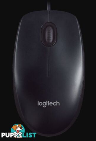 Logitech M90 USB Wired Optical Mouse 1000dpi for PC Laptop Mac Full Size Comfort smooth mover â OEM - MILT-M90-C