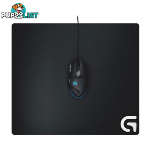 Logitech G640 Large Cloth Gaming Mouse Pad Stable Rubber Base Matched to Logitech Sensors Moderate Surface Friction - MILT-G640