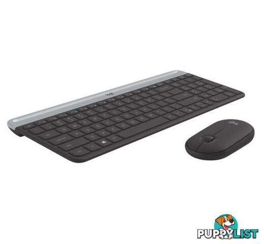 Logitech MK470 Slim Wireless Keyboard Mouse Combo Nano Receiver 1 Yr Warranty - KBLT-MK470