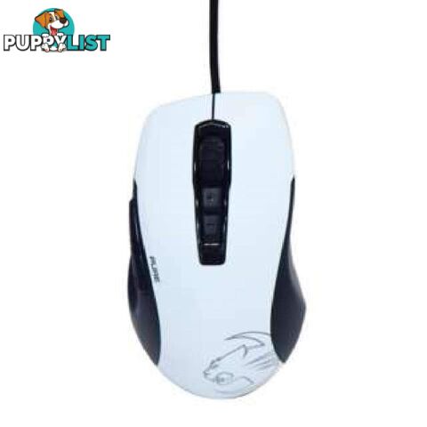 Roccat KONE PURE OWL-EYE Optical RGB Gaming Mouse â Black & White â Customisable illumination, 12000DPI, 512kb on-board memory, 17 functions (LS) - MIRC-KONEPURE-WE