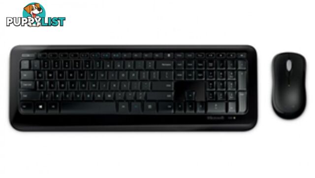 Microsoft Wireless Desktop 850 Keyboard & Mouse Retail Black - KBMS-WLDT850