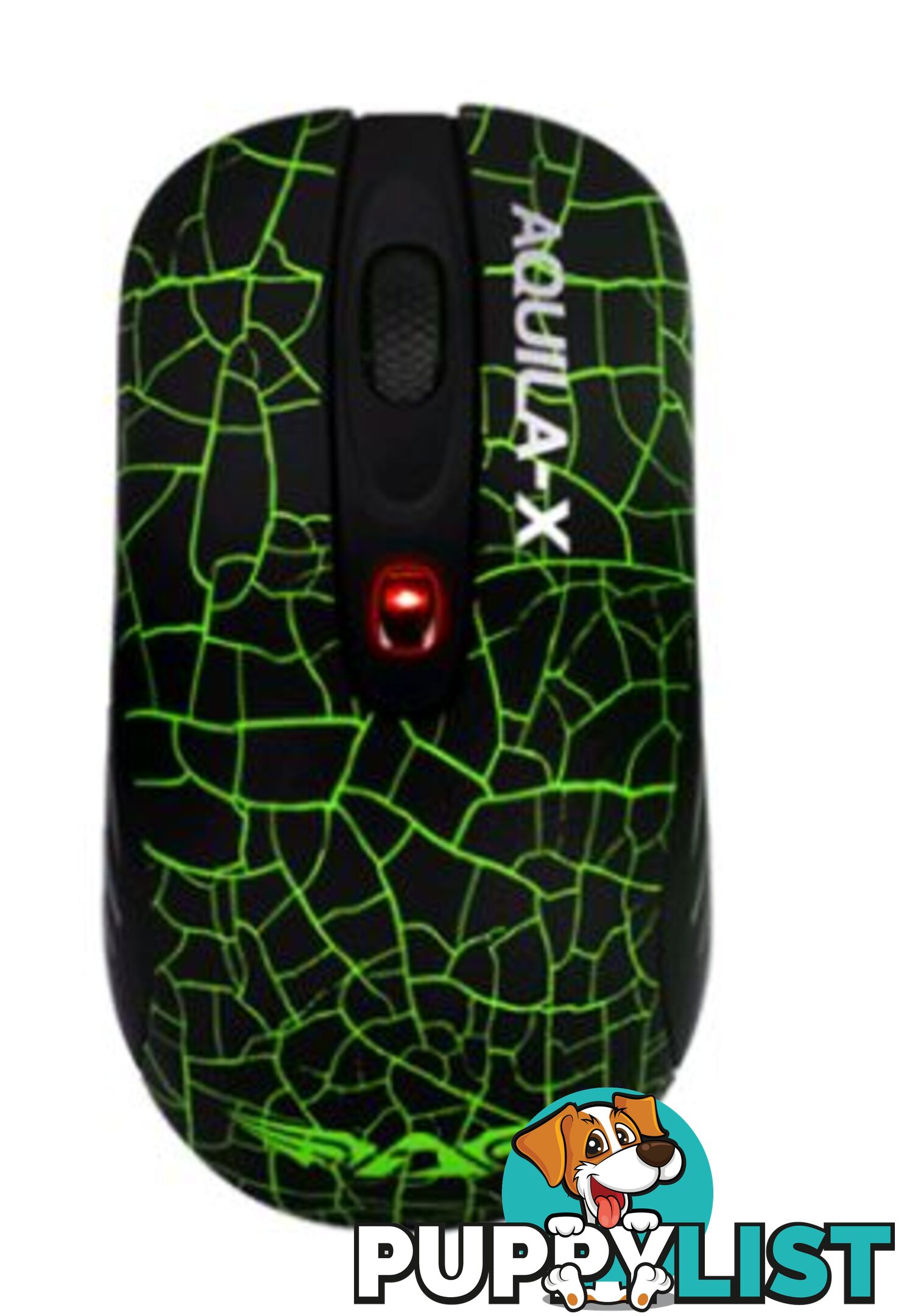 Armaggeddon Aquila X2A Mouse LED Effect/4xButton/Nylon Cord - MIAR-X2AGREEN