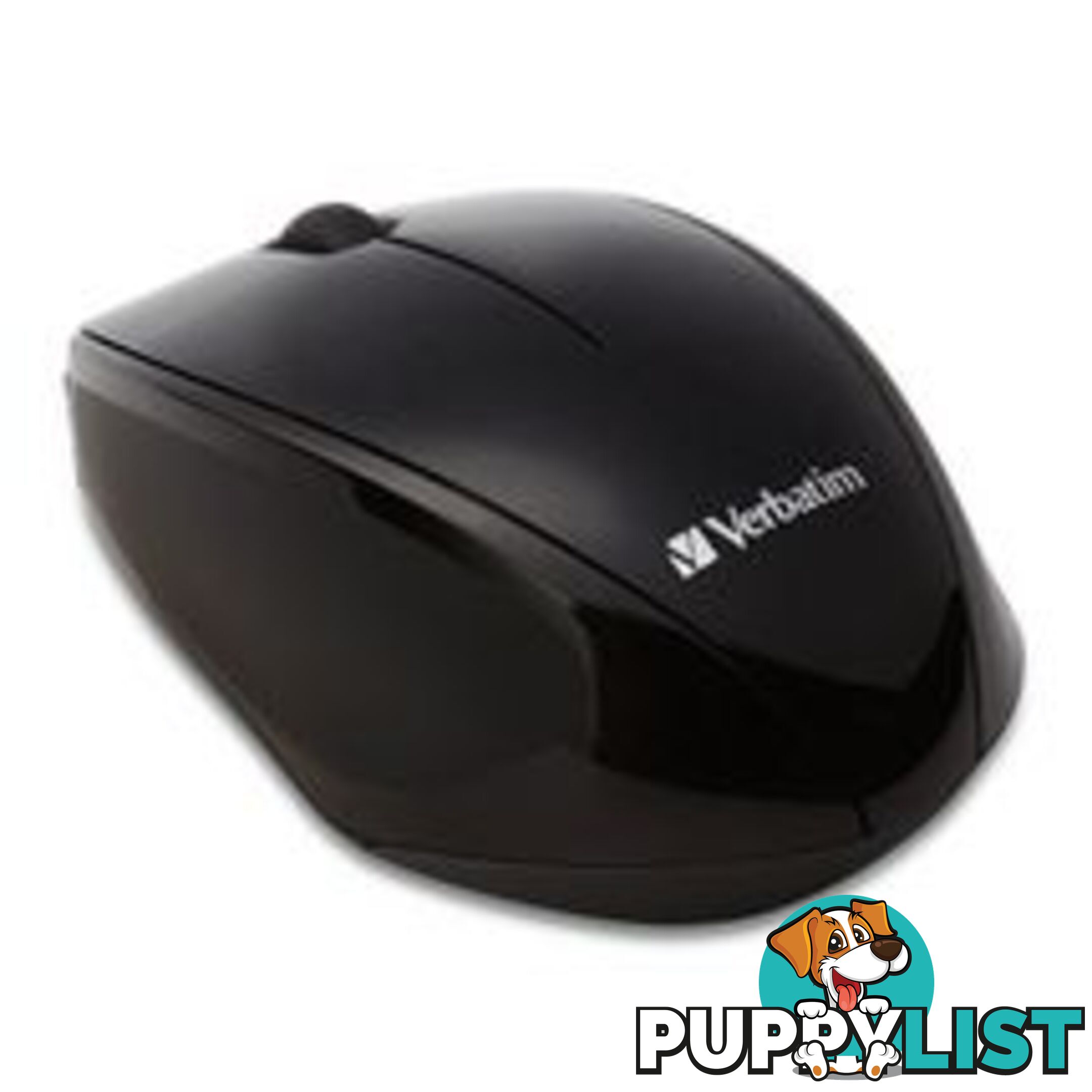 Verbatim MultiTrac Black Mouse Blue LED, Wireless Optical - MIV-97992