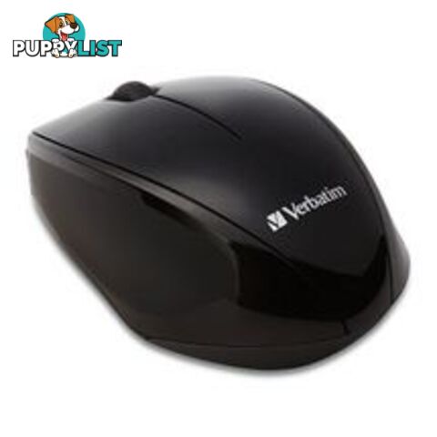 Verbatim MultiTrac Black Mouse Blue LED, Wireless Optical - MIV-97992