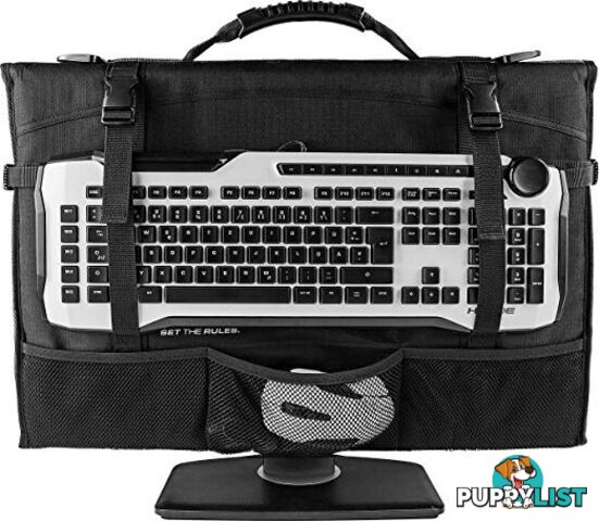 ROCCAT Gaming Across The Board Monitor/Flatscreen Bag, Version 2.0 â Suitable for 20-24â² Wide-screen monitor(LS) - WARC-TUSKO