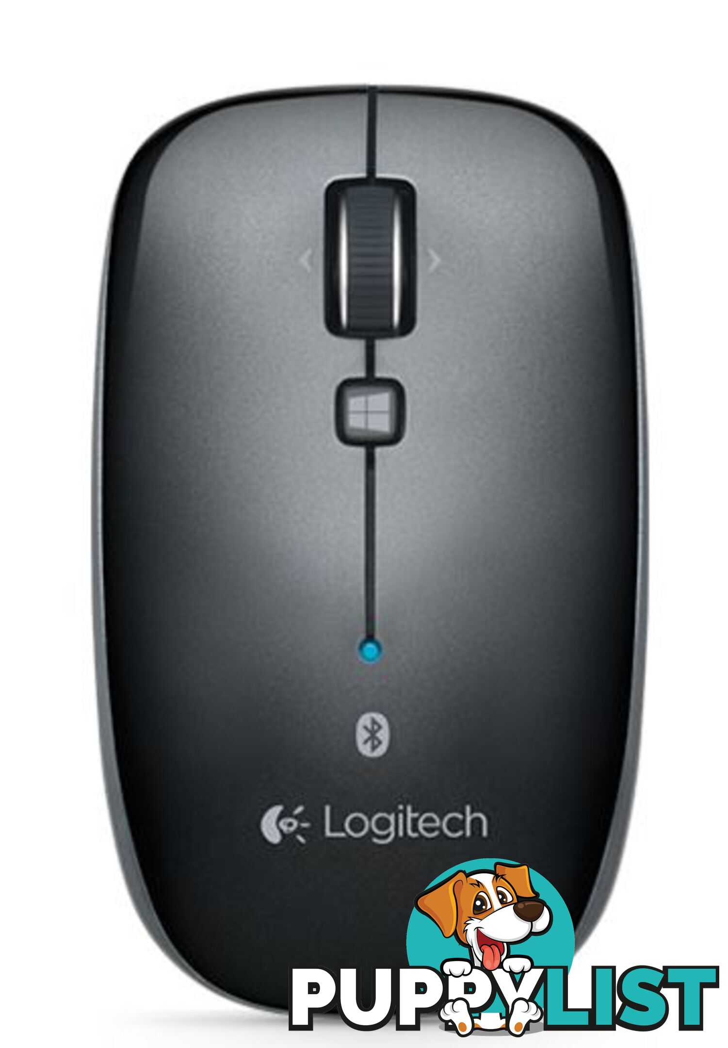 Logitech M557 Bluetooth Mouse Black, 1YR Batt Life, Windows 8 Start screen button Slim ambidextrous design - MILT-M557BLK