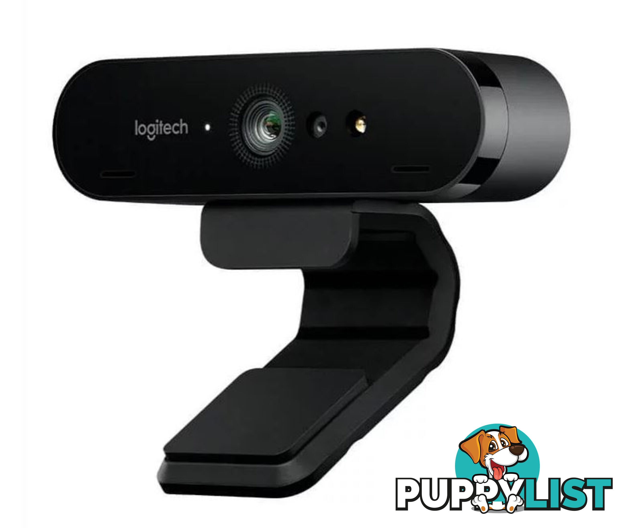 Logitech BRIO 4K Ultra HD Webcam HDR RightLight3 5xHD Zoom Auto Focus Infrared Sensor Video Conferencing Streaming Recording Windows Hello Security - VILT-BRIO