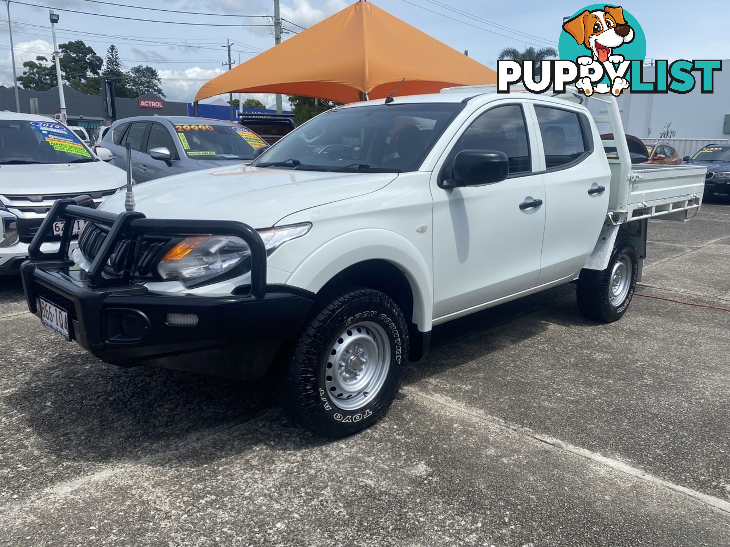 2018 MITSUBISHI TRITON GLX DOUBLE CAB MQ CAB CHASSIS
