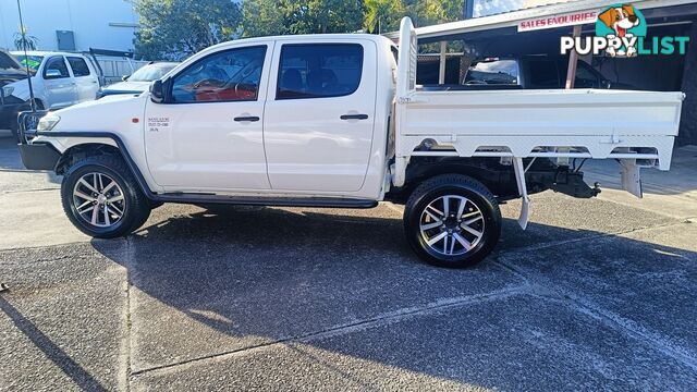 2014 TOYOTA HILUX SR DOUBLE CAB KUN26R CAB CHASSIS