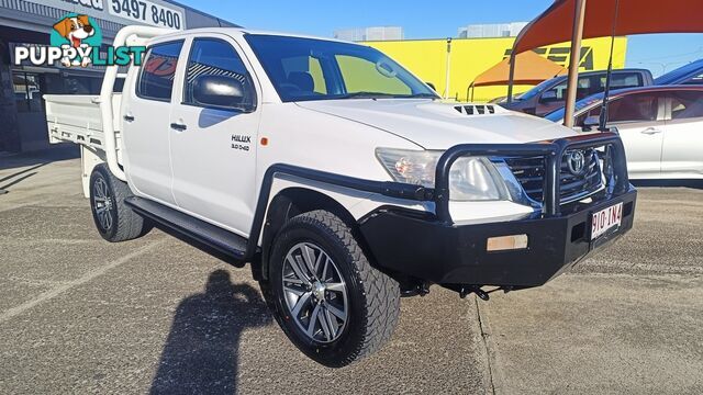 2014 TOYOTA HILUX SR DOUBLE CAB KUN26R CAB CHASSIS