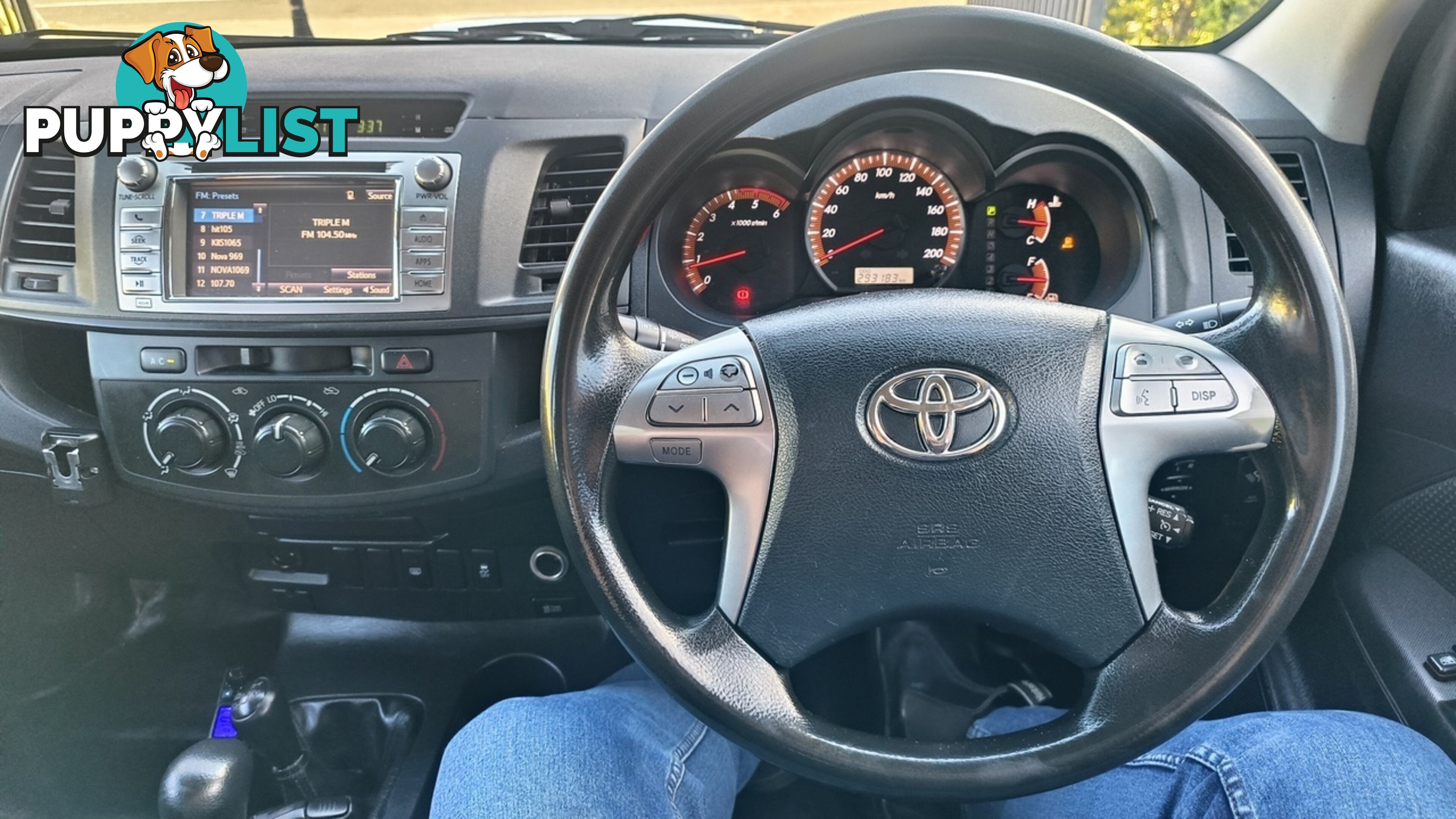 2014 TOYOTA HILUX SR DOUBLE CAB KUN26R CAB CHASSIS