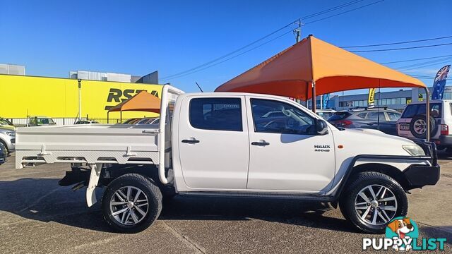 2014 TOYOTA HILUX SR DOUBLE CAB KUN26R CAB CHASSIS