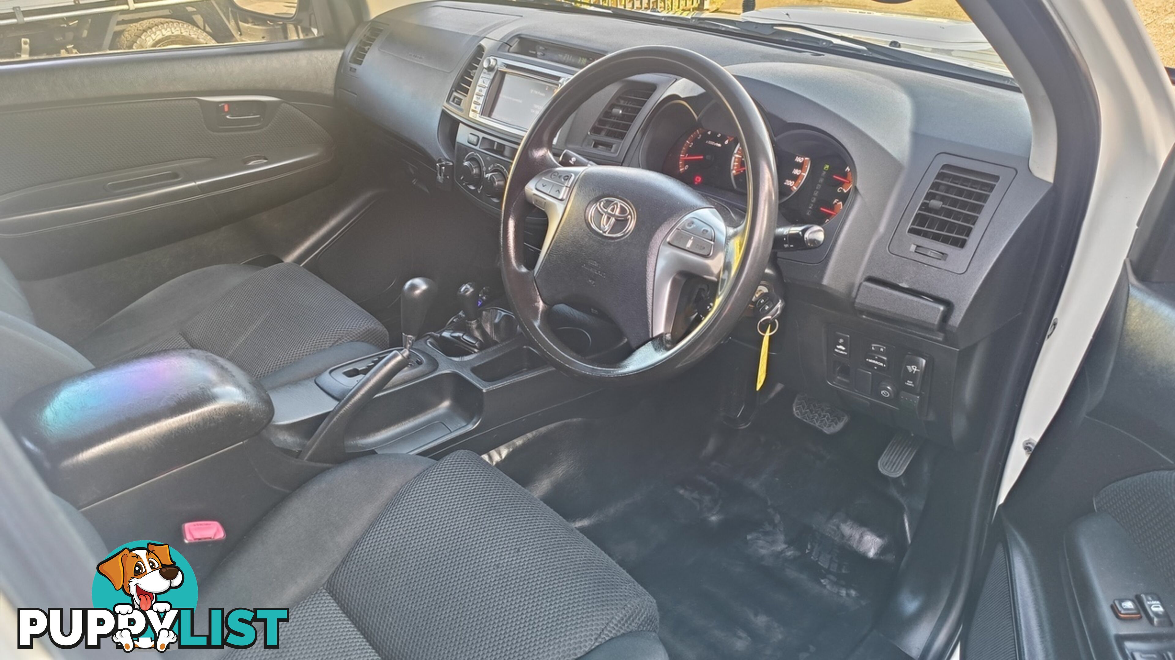 2014 TOYOTA HILUX SR DOUBLE CAB KUN26R CAB CHASSIS