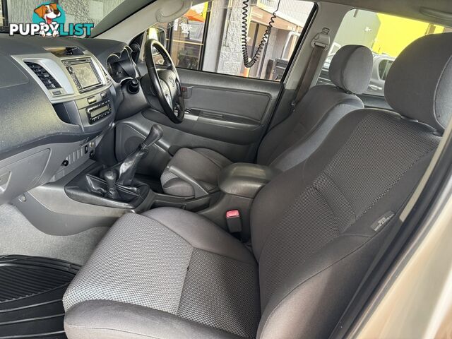 2013 TOYOTA HILUX SR5 DOUBLE CAB KUN26R UTILITY