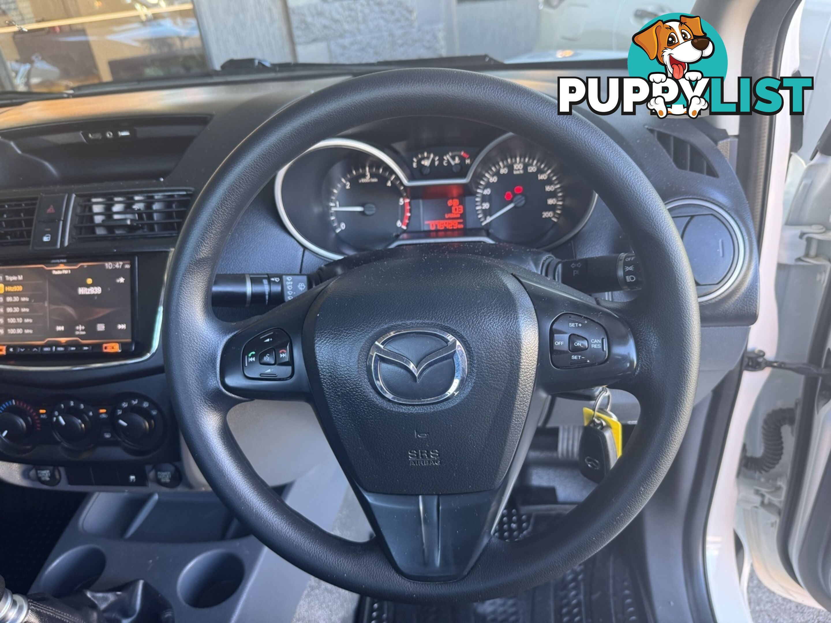 2018 MAZDA BT-50 XT 4X2 UR0YE1 CAB CHASSIS