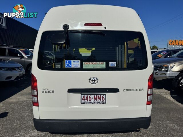 2011 TOYOTA HIACE COMMUTER HIGH ROOF SUPER LWB TRH223R BUS