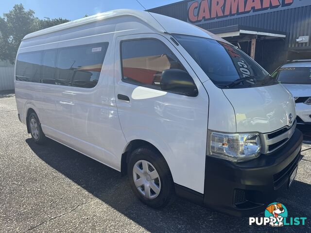 2011 TOYOTA HIACE COMMUTER HIGH ROOF SUPER LWB TRH223R BUS