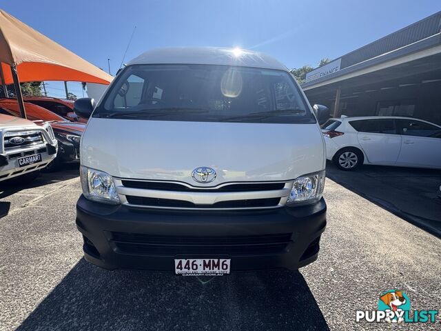 2011 TOYOTA HIACE COMMUTER HIGH ROOF SUPER LWB TRH223R BUS