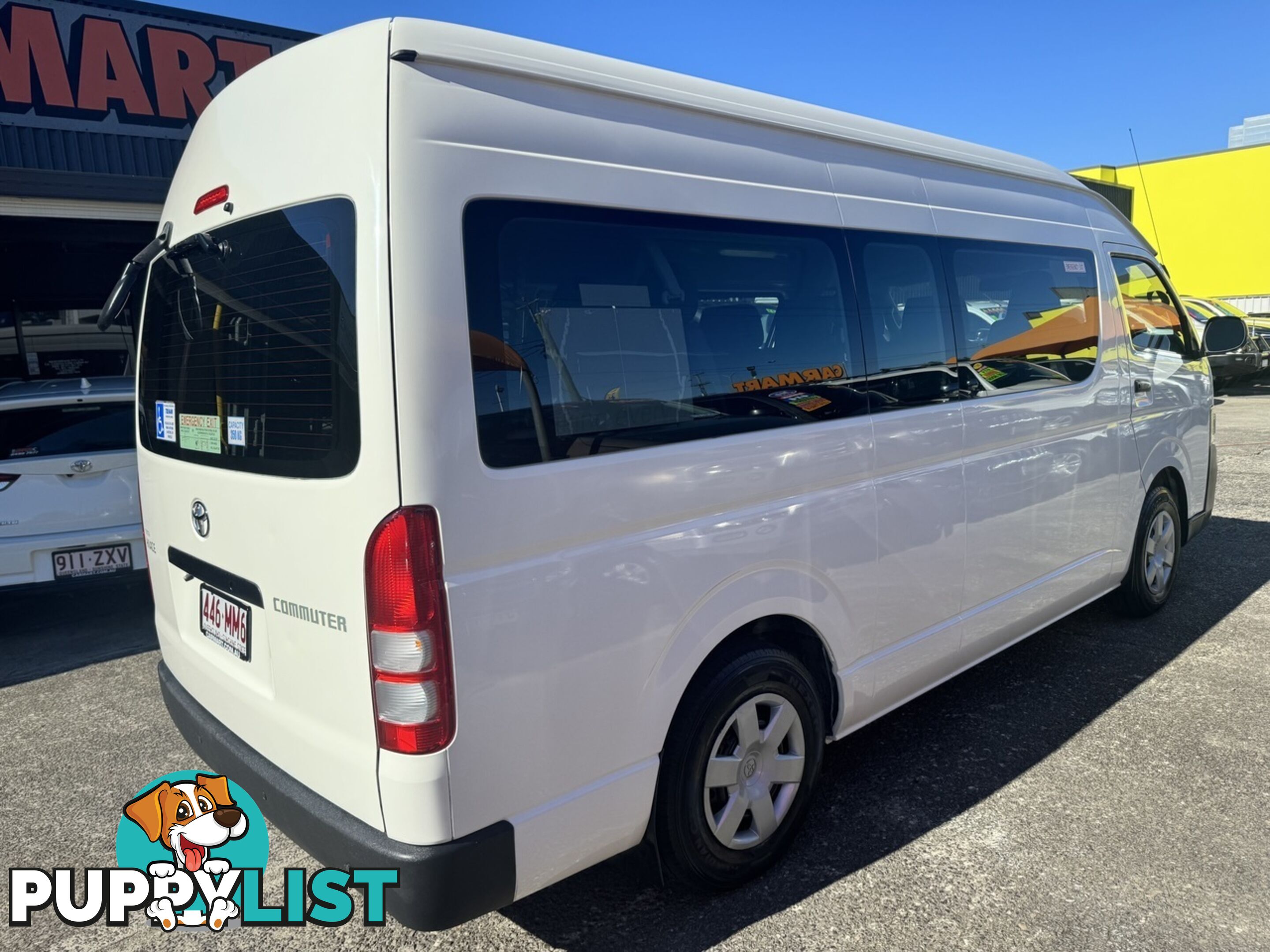 2011 TOYOTA HIACE COMMUTER HIGH ROOF SUPER LWB TRH223R BUS
