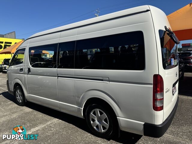 2011 TOYOTA HIACE COMMUTER HIGH ROOF SUPER LWB TRH223R BUS