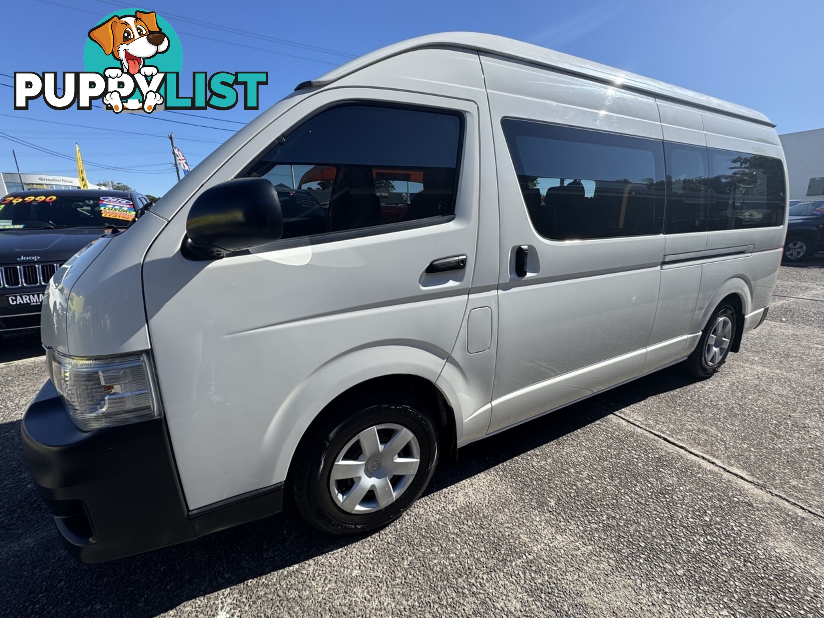 2011 TOYOTA HIACE COMMUTER HIGH ROOF SUPER LWB TRH223R BUS