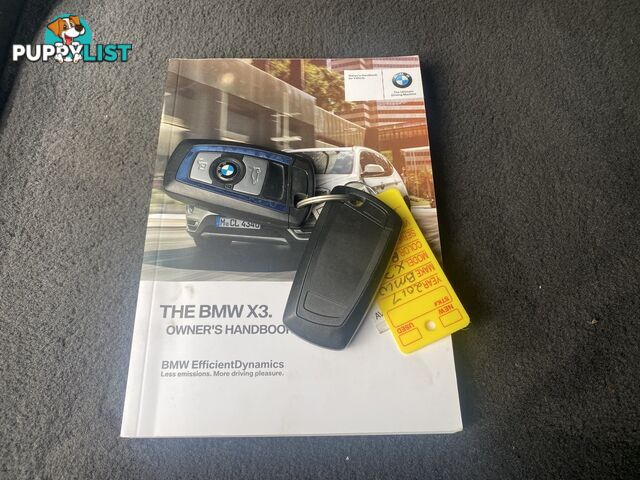 2017 BMW X3 XDRIVE20D STEPTRONIC F25 WAGON