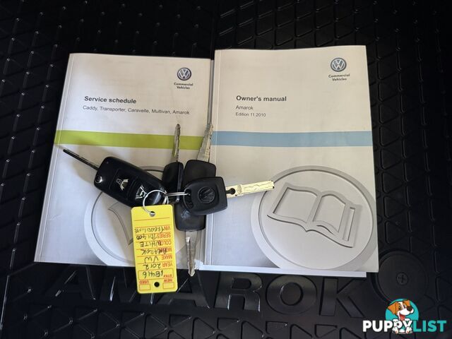 2012 VOLKSWAGEN AMAROK TDI400 4MOT TRENDLINE 2H UTILITY