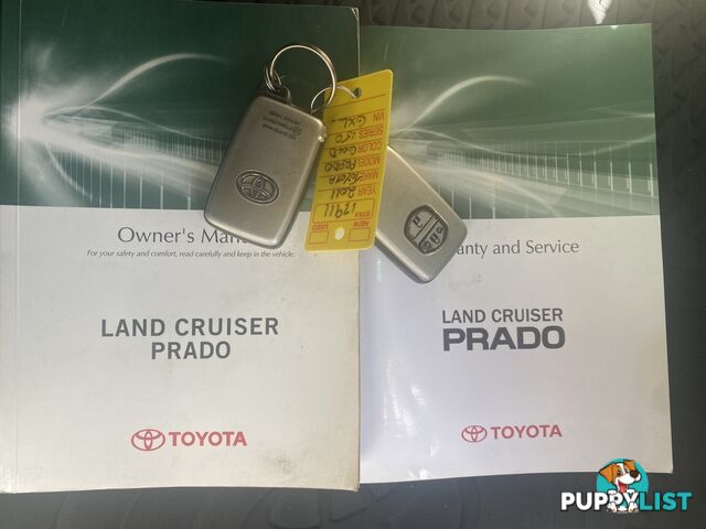 2011 TOYOTA LANDCRUISER PRADO GXL KDJ150R WAGON