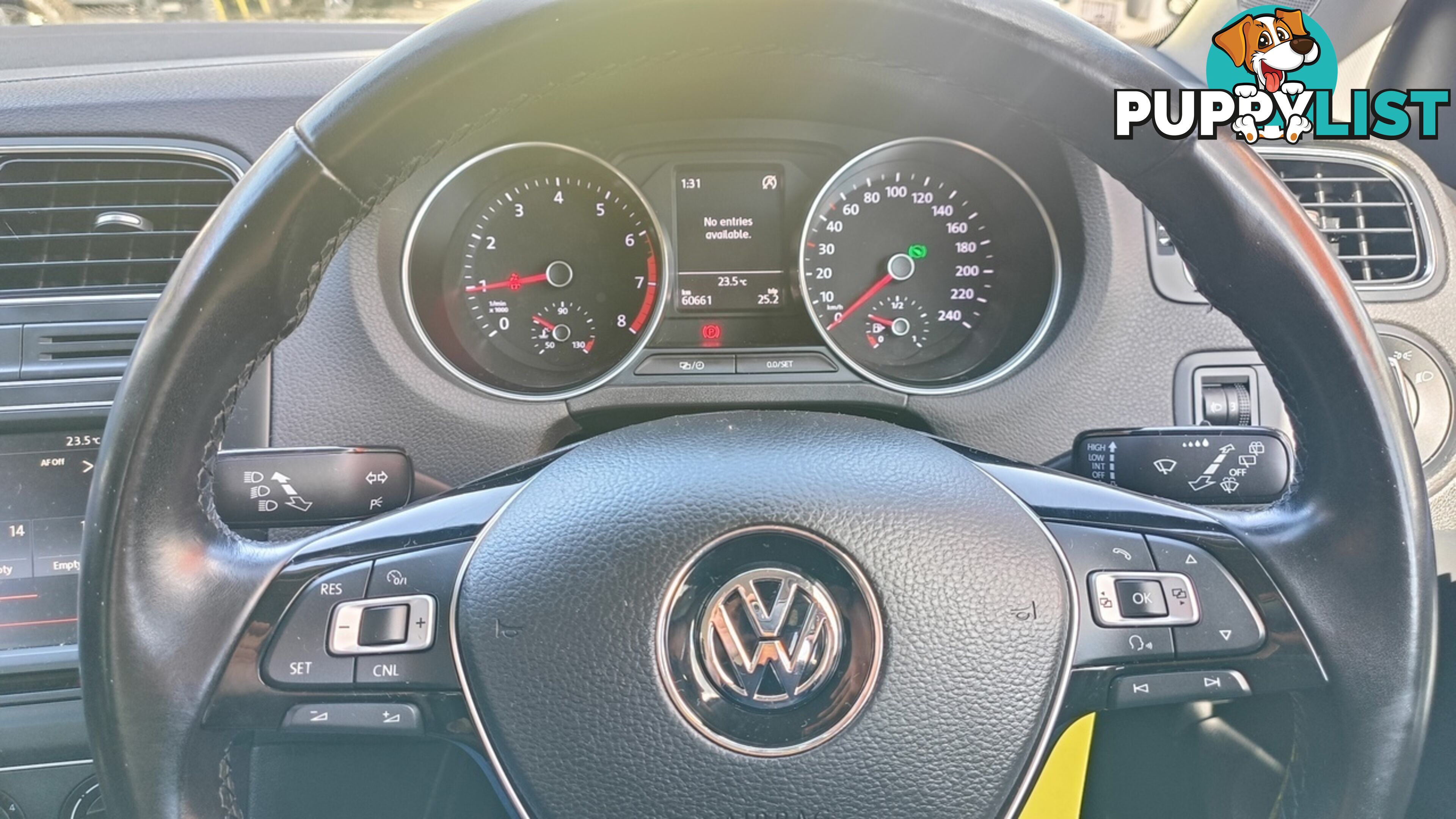 2016 VOLKSWAGEN POLO 81TSI DSG COMFORTLINE 6R HATCHBACK