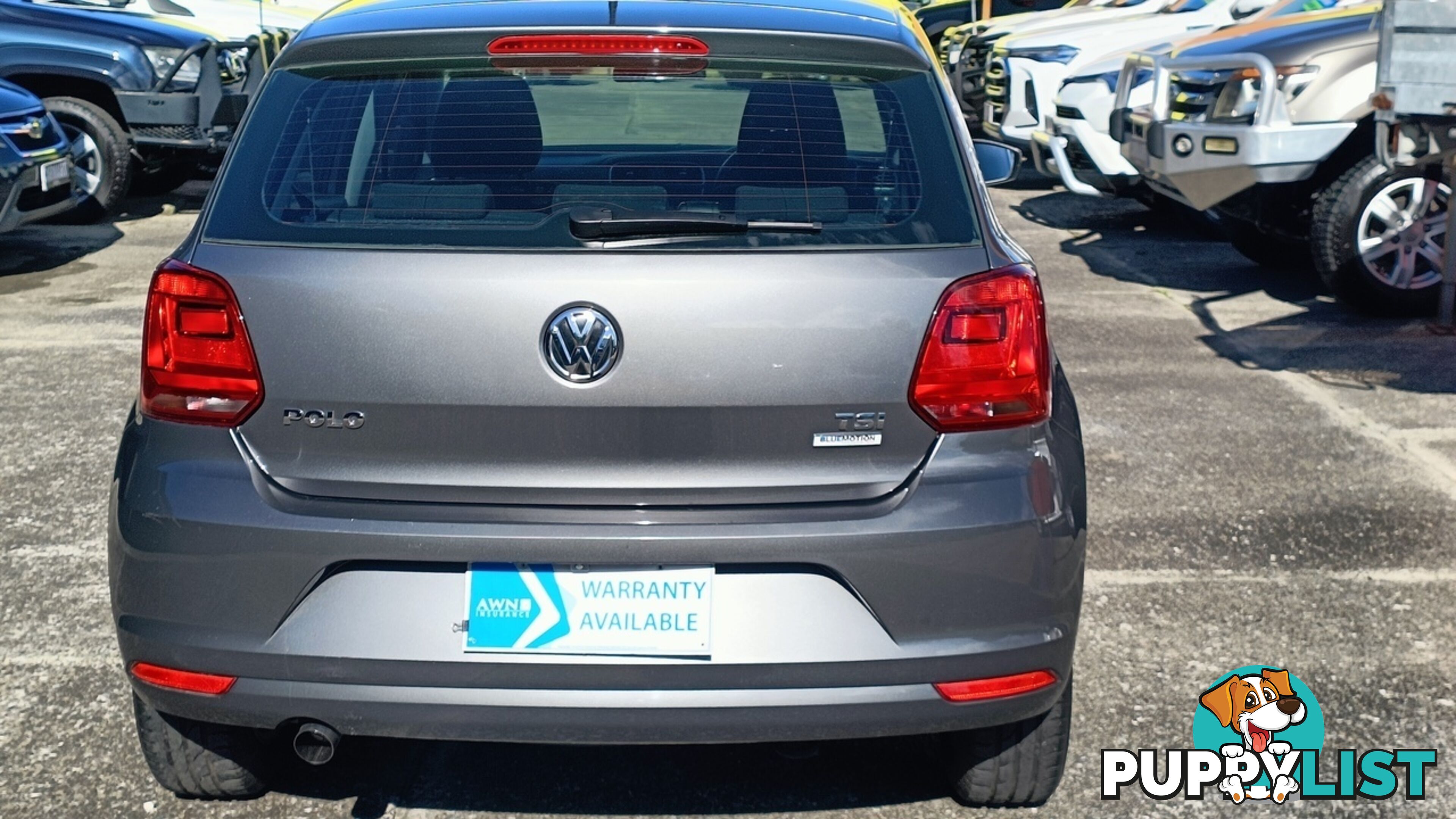 2016 VOLKSWAGEN POLO 81TSI DSG COMFORTLINE 6R HATCHBACK