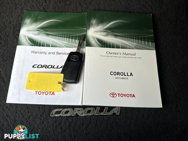 2016 TOYOTA COROLLA ASCENT SPORT S-CVT ZRE182R HATCHBACK