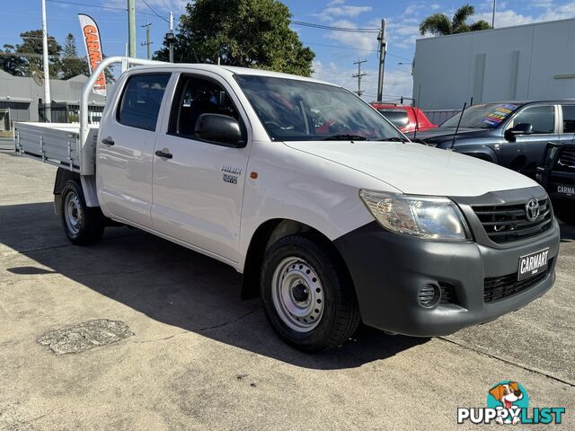 2011 TOYOTA HILUX WORKMATE DOUBLE CAB 4X2 TGN16R UTILITY